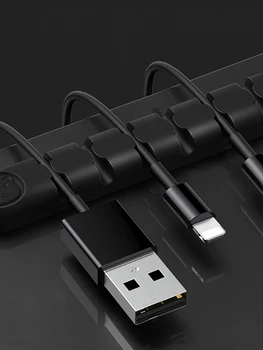 ARMAS Kaabel Korraldaja Silikoon-USB-Kaabel-Vedru Desktop Korralik Juhtimise Klambrid Kaabel Omanik Hiirt, Kõrvaklappide Juhe Korraldaja