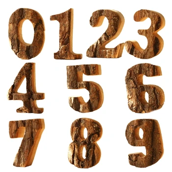 Vintage lehtpuu koor, puidust number, numbreid 0 - 9, dekoratsioonid, DIY teie pulm, pidu, puidust numbrid, sünnipäev, GXMA