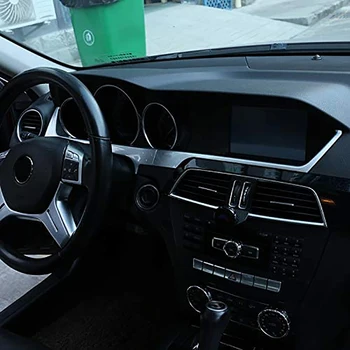 Auto Stiil Rooli, Armatuurlaua Paneeli Katta Raami Sisekujundus jaoks Benz C-Klass W204 2011 2012 2013 Tarvikud