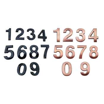 10x Väljas välisuks Kodu Number, Aadress Märk / Seina Decal Numbrid