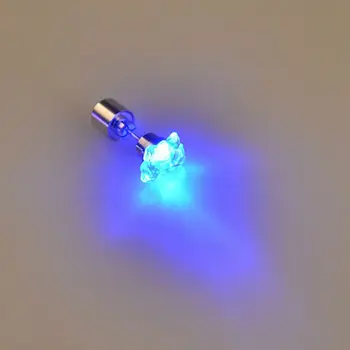Kerge Kuni Ploomi Lill LED-Bling Kõrvas Kõrvarõngas Trukid LED lamp lunous Kõrvarõngad Mood Dance Party Tarvikud