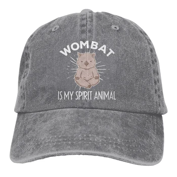 Wombats On Minu Vaim Loomade Müts Meestele Naiste Suvine Päike Müts Kalapüügi Baseball Cap
