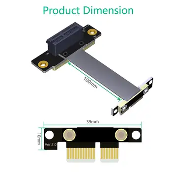 Kõrge Kvaliteet, PCI-e PCI Express 36PIN 1X pikendusjuhe( dual vertikaalselt 90 kraadi suunas)