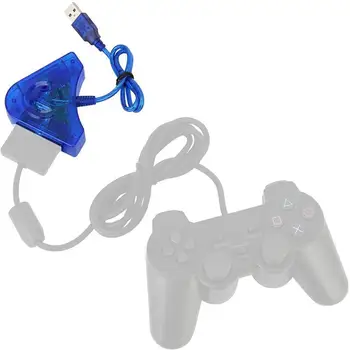 Sest PS2 PC Gamepad Playstation USB Adapter Controller USB-USB-PC-Mängija Atraktiivne Dual Töötleja Joypad Kaabel Teis Y9I6