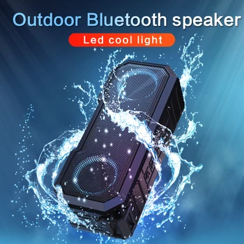Kaasaskantav Bluetooth Kõlar 360°IPX7 Veekindel Juhtmevaba Bluetooth 5.0 Kõlari Subwoofer Väljas Kõneleja 3600mAh Aku