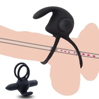 10 Kiirusega Vibraator Peenise Topelt Ring Kukk Viivitus Ejakulatsioon Ringi Clitories Stimulaator Mees Masturbator Sugu mänguasjad Meestele