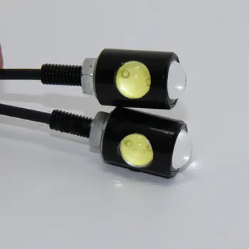 2 Tk Mootorratta Signaal Lamp Super Ere LED Mootorratta Muudetud numbrimärk Valgus Vasturünnakule päevasõidutuli
