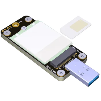 M. 2 NGFF USB 3.0 Adapter Kaardi koos Dual SIM-Kaardi pesa 3G/4G/5G, LTE 3042 3052 WWAN Kaart USB3.0 M. 2 Ärkaja Kaart