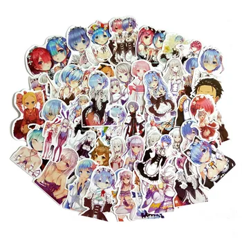 10/30/50TK/Pack SEKSIKAS Re:Elu erinevates maailma nullist Anime Kleebised tüdruk Mänguasjad Cartoon Rem Ram Filmi Suveniiride Kleebised