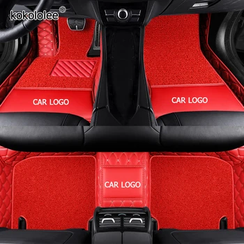 KOKOLOLEE Custom LOGO auto põranda matid Kõik Mitsubishi Mudelid pajero grandis outlander galant Lancer-ex ASX lancer pajero sport