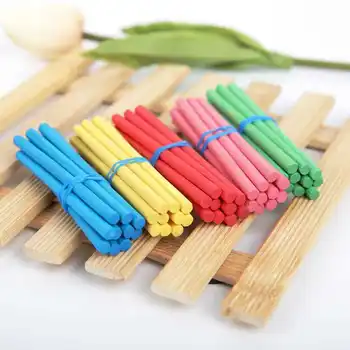 50/100 Haridus-puust varras Värvikas bambusest laste abilised õpetamise matemaatika laste mänguasjad koolieelse õppe saadud kangid