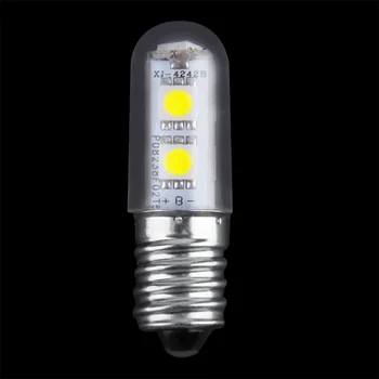 1tk lampholder AC 220V 1W E14 7 LED 5050 SMD Puhas/Soe Valge Külmik Lamp Lamp lu9