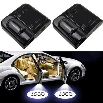 2tk Auto Ukse Teretulnud Kerge Wireless LED Shadow Lambid LED Logo Laser Vaimu Projektori Lamp kõik auto