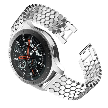 Uus Watchband Samsung Käik S3 Piiril Klassikaline Watchstrap Roostevabast Terasest watchband Samsung Galaxy Vaata 46 mm Accessorie