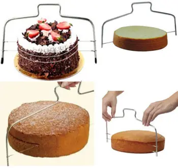 1tk Köök Kook Tööriistad, Freesid Leveler Traat Slicer Kook Lõikur Leiva Lõikamine Leveller Kaunistus Jagaja Slicer Vahend, UK