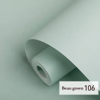 [Veekindel ja kattumisvastase] Bean roheline Azure Celad helesinine värske kaasaegne minimalistlik mitte-kootud siid tapeet plain plain looduses