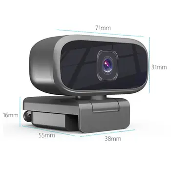Digitaalse Veebikaamera High Definition Stabiilne Edastamise Pööratav 720P MIC Arvuti Kaamera Telekonverentsi