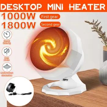 1800W Mini Portable Electric Heater Desktop Kütmisel Sooja Õhu Ventilaator, Home Office Seina Mugav Air Heater Vannituba Radiaator Soojem Fänn