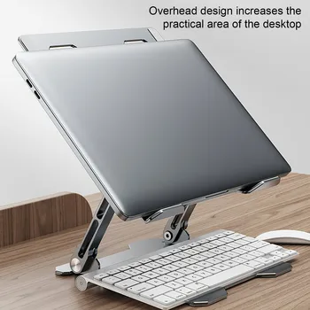 Reguleeritav Alumiiniumist Laptop Stand Ergonoomiline Mitme Nurga alt Laua Sülearvuti Hoidja w/Soojus-Vent eest Sülearvuti MacBook Tablett Sulg