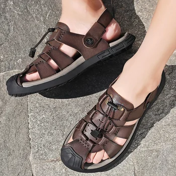 Sandaalid meeste suvel 2021 uued vabaaja sandaalid ja sussid paks tald ja anti-slip mood sandaalid ja sussid