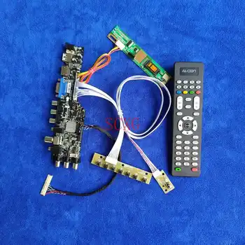HDMI-ühilduvate VGA AV USB 1280*800 1-CCFL Sobib CLAA154WA01/CLAA154WA03/CLAA154WA05 DVB-Digital KIT LVDS 30-Pin Kontroller Juhatus
