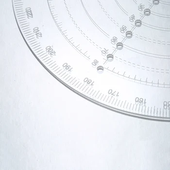 Akrüül Läbipaistev Ring Center Finder Kompassi Ringi Ketaslõikur Turners Treipingi Puidu-Turners Treipingi Tööd Ringide Joonistamine
