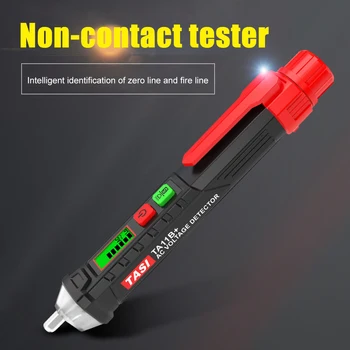 Mitte-kontakt Elektriline Tööriist, Tulede Tester Häire Pen Digitaalse Intelligentne AC Pinge Meetri 12V-1000V Voltmeeter Detektor