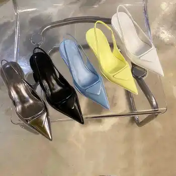 P pere 2021 uued naiste kingad kolmnurk täht kass kanna seksikas pikad jalanõud sandaalid prantsuse muinasjutt candy kingad
