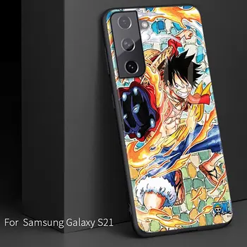 Anime Üks Töö Samsung Galaxy S20 S21 FE Lite Ultra S10e S8 S9 Plus S7 S6 Serv Silikoonist Must Pehme Telefoni Puhul