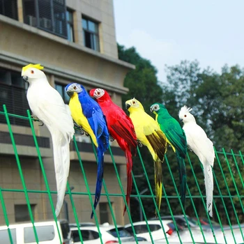 Simulatsioon Papagoi Aia Kaunistamiseks Käsitöö Papagoi Linnud Käsitöö Dekoratsiooni Foto Rekvisiidid Kääbus Aia Kaunistamiseks