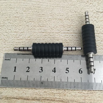 50tk/palju 4 Masti 3,5 mm Audio Adapter 3.5 mm Plug Male 3,5 mm Plug Adapter Sirge Converter Pistik