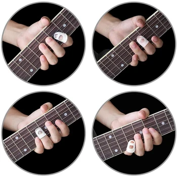 12tk Sõrme Kaitsjad, 3 Suurused Sõrme Mütsid Kitarr Sõrme Protector Sõrme Kaitsjad Kitarrile Instrumendid