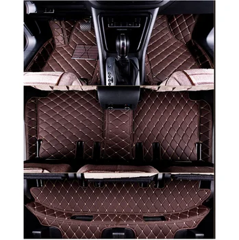 Kohandatud eriline auto põrandamatid + pagasiruumi matt Nissan Serena C26, 7 istekohti 2017-2011 vastupidav vaipade jaoks Serena