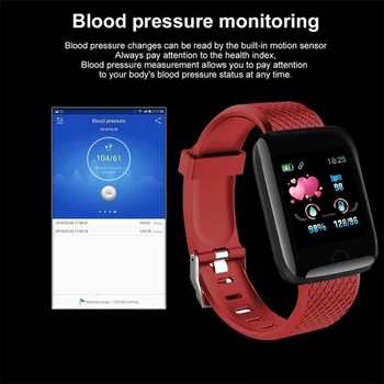 D13 Smart Watch 116plus Puutetundlik Ekraan Sport Smartwatch Fitness Tracker Käepaela Vaadata IOS Android IP67, Veekindel Kellad