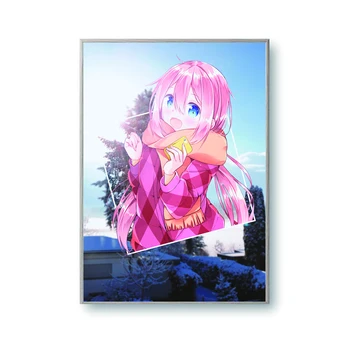 Riigi Maja Pildid elutuba Teen HD Anime Plakat Kodu Dekoratiivsed Värvimistööd Tuba Teenetemärgi Rippus Seina Värvimine