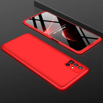 Lööb Värvi Täieliku Kaitse Põrutuskindel Telefon Juhtudel Samsung Galaxy M51 Armor Tagakaas