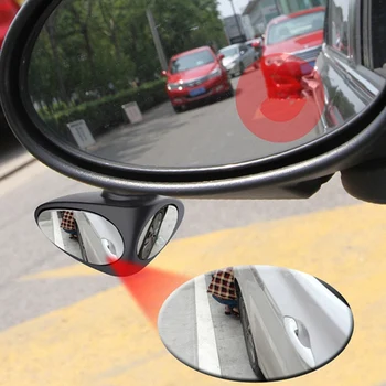 Universaalne Auto Blind Spot Peeglid Car 360° Pööratav kahepoolne Kumer lainurk Nähtav Külgmised tahavaate Peegel Autod Veoauto
