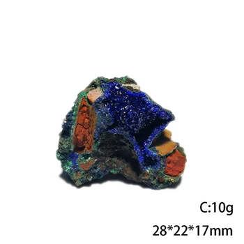 B4-3 Natural Azurite Malahhiit Kivi Quartz Crystal Isend Kingitus Anhui Provintsis Hiina tasuta shipping