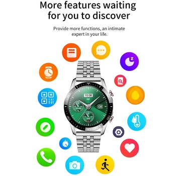 EKG Smart Watch Mehed Bluetooth Kõne Äri Smartwatch 2021 Veekindel Android ja IOS Huawei Vaadata GT 2 Pika Aja Ooterežiimis+Kast