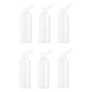 20Pcs 100Ml Pudel PET Vedel Šampoon Selge Meik Konteiner Emulsioon Multifunktsionaalne Reisi Pudel Tühi Kosmeetika Mahutid