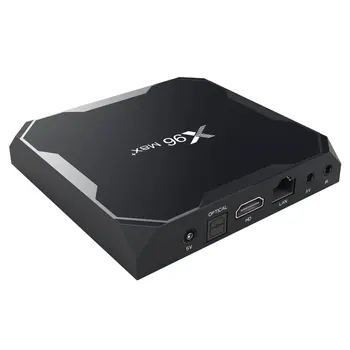X96 Max+ S905X3 TV Box Quad Südamikud Wifi 4K kõrglahutusega HDMI-ühilduvate TV Box Set Top Box Toetada TF Kaarti AV IR