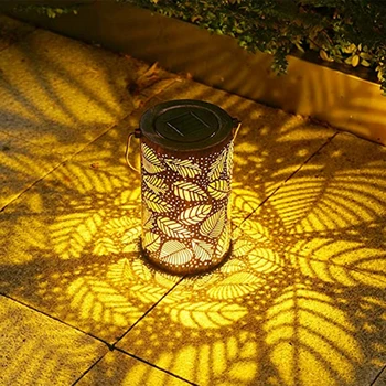 Solar LED Rippuvad Valgus Väljas Aed Jätab Muster, Ornament Koduses Veranda Terrass Muru Teenetemärgi Kunst Skulptuur