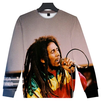 Bob Marley Hip Pop meeste/naiste-O-kaeluse Dressipluus Harajuku Armas Outwear Kõrge Kvaliteedi Pullover Sügis-Talv 3D Trükitud Riided