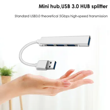 USB-C-HUB 2.0 3.0 Type-C-Hub-USB-Adapter 5 Gbps Multi-4-Port Splitter Lenovo/Xiaomi/Macbook Pro Õhu PC-Arvuti Lisaseadmed