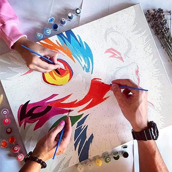 Raami DIY Naiste Värvimine Poolt Numbrid Joonis Pilt Lõuend Numbrid Kaasaegne Abstraktse Handpainted õlimaal Kodu