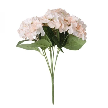 7 Kahvel Kunstlikku Lille Hydrangea Silk Flower Reaalne Touch Võltsitud Lille Kodu Pulmas Pruutneitsi Pruudi Daily home decor Teenetemärgi