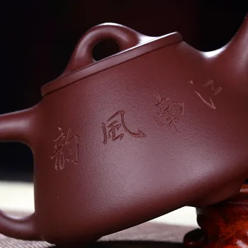Yixing keraamika nikerdatud maastiku kivi kulp pot kingitused custom-made mikro-agent iga päev kaubamaja tee pott