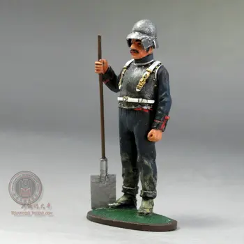 1/32 metallist joonis sõdur kühveldada mudel mänguasi