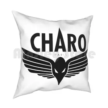 Charo-Niska Padjapüür Trükitud Kodu Pehme Viska Padi Rap Charo Niska Logo Lahe Uus Pariisi Must Blitz Blitz38 Lõbus