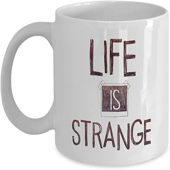 Elu on Kummaline, Keraamiline Kohvi Kruus, 11-unts, LIMITED EDITION (valge, 11 oz)